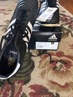 *NEW Adidas Copa Mundial Men’s Black/White Soccer Cleats - Classic Leather